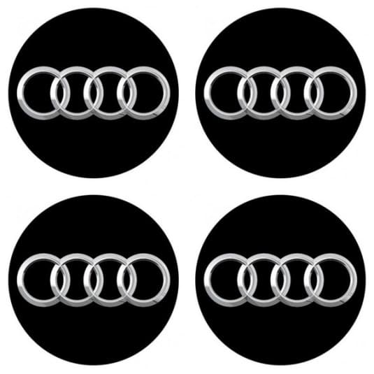Samolepky živicové 3D AUDI 4ks 1