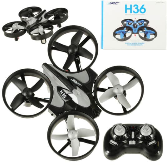 Mini dron RC JJRC H36 2.4GHz 4CH 6 AXIS – čierny 1