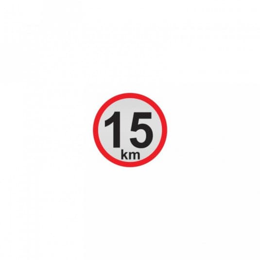 Samolepka reflexná veľká - 15km 1