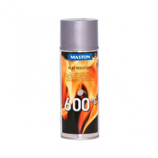 Maston Heatresistant spray 400mml 600°C strieborný 1