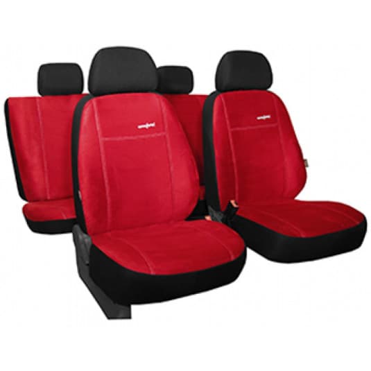 Autopoťahy Comfort červené (alcantara) 1