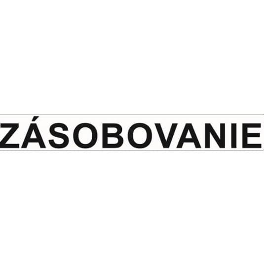 Samolepka zásobovanie 1