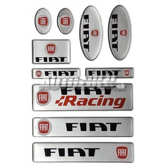 Samolepka set Fiat 10ks 1