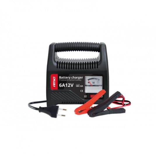 AMiO Nabíjačka auto/moto batérií 12V 6A (20-80Ah) SBC-6A 1