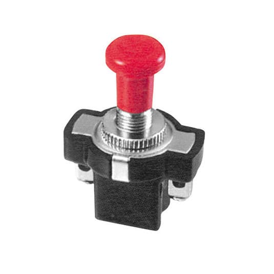 Spínač páčkový 12 V 10 A červený 1