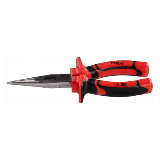 NEO Kliešte predĺžené rovné 160mm VDE, (6 ), crv, leštené 1