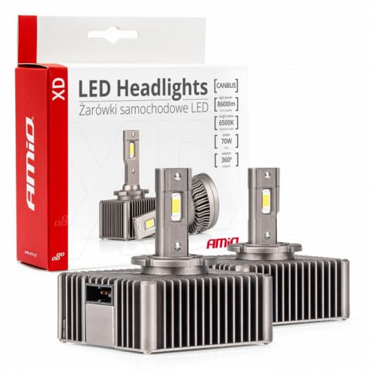 LED žiarovky hlavného svietenia D5S XD Series AMiO 1