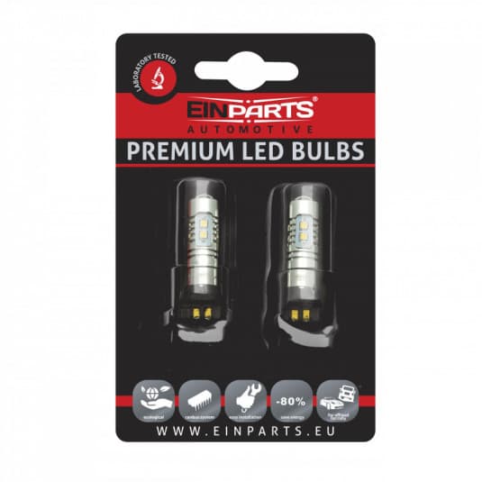 PW24W LED žiarovka (10 x SMD 2323) 6000k 12/24V 1