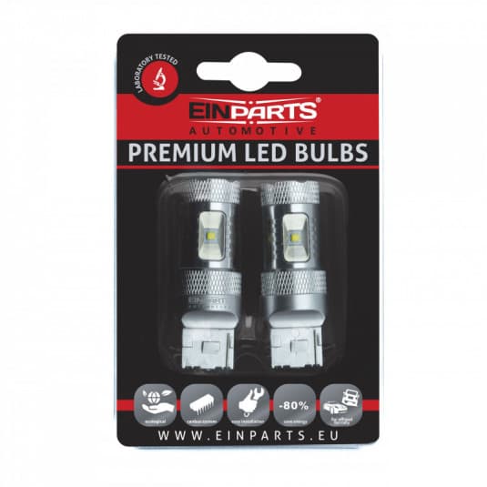 W21W LED žiarovka 30W (6 x cree xb-d) 6000k 1