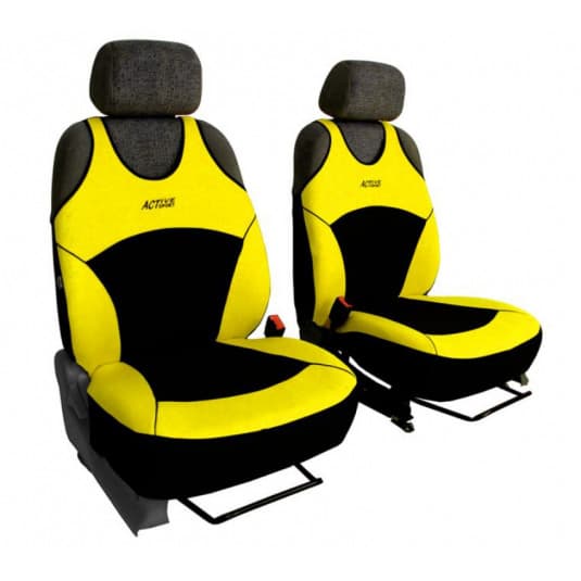 Autotričká Active Sport Fabric A žlté (Velour-velour) 1