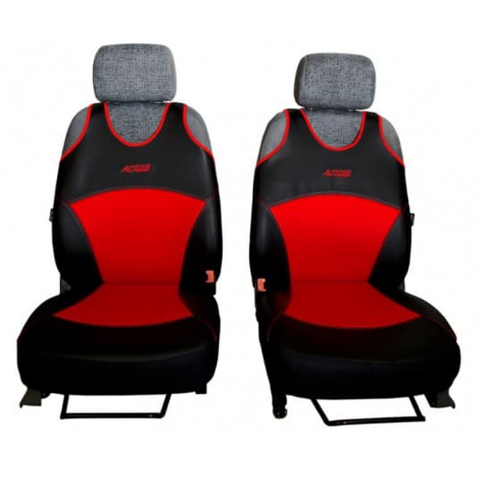 Autotričká Active Sport Leather červené (Koža) 1