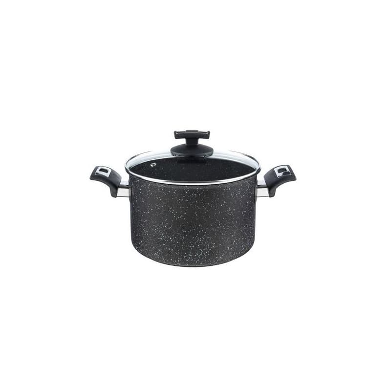 Kolimax Hrniec BLACK GRANITEC s pokrievkou, priemer 22cm, objem 5.5l 1