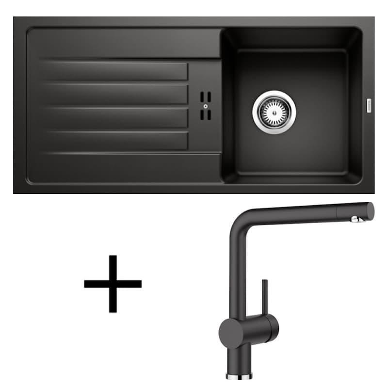 Blanco set Favum 45 S + Linus silgranit 1