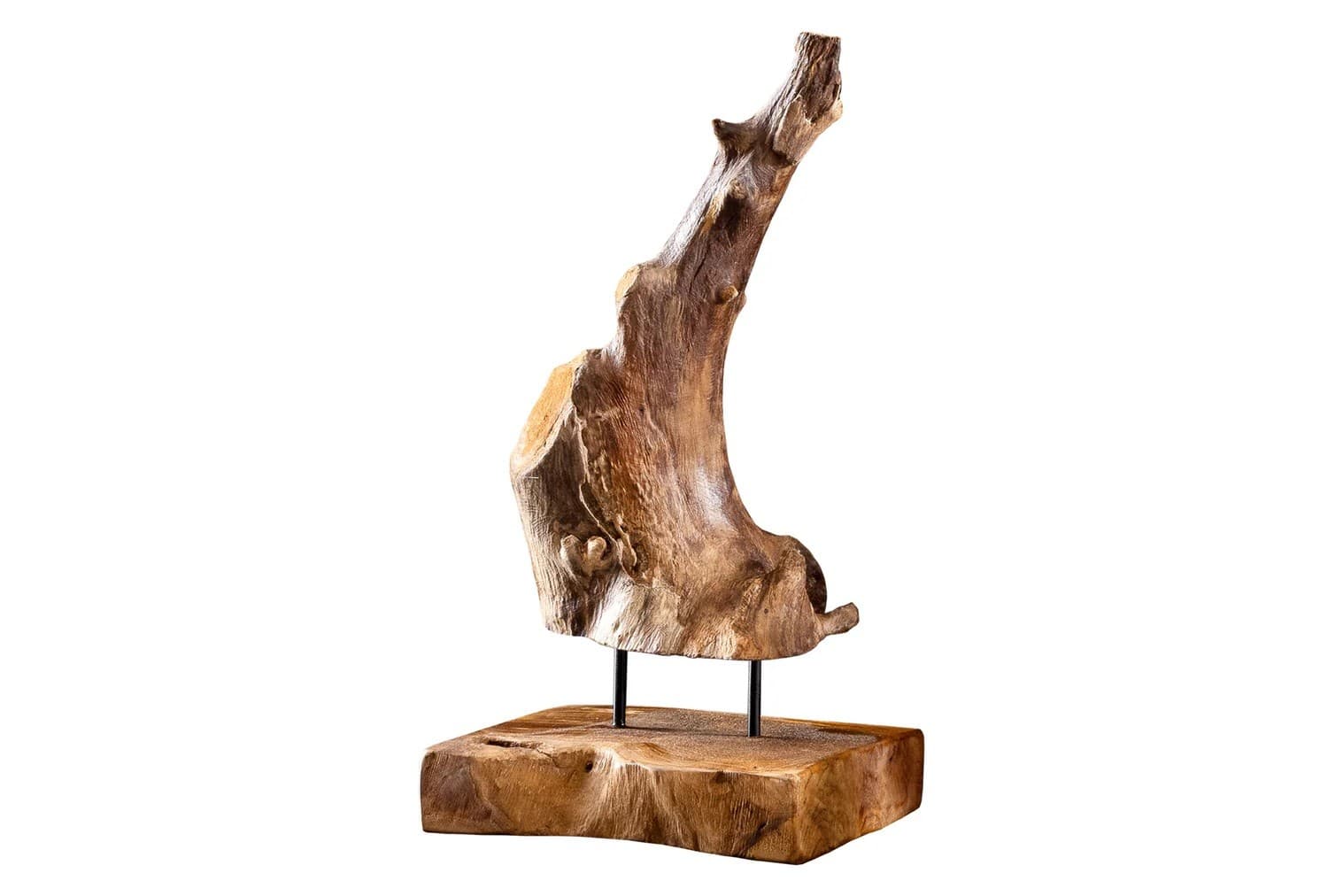 Estila Dizajnová drevená dekorácia Flame 30-40cm 1