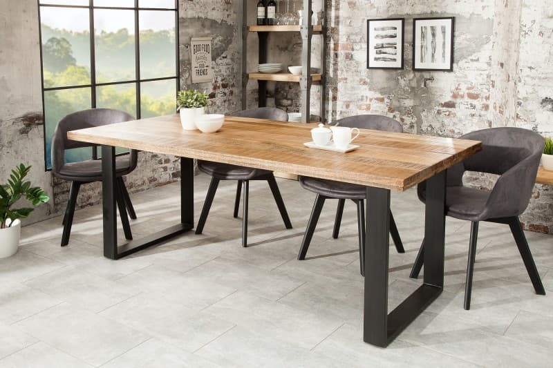 Estila Industriálny jedálenský stôl z masívu Steele Craft 180cm