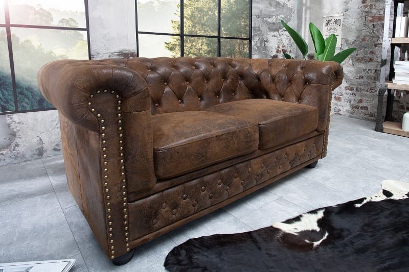 Estila Štýlová pohovka Chesterfield II Starožitný vzhľad 150 cm 1