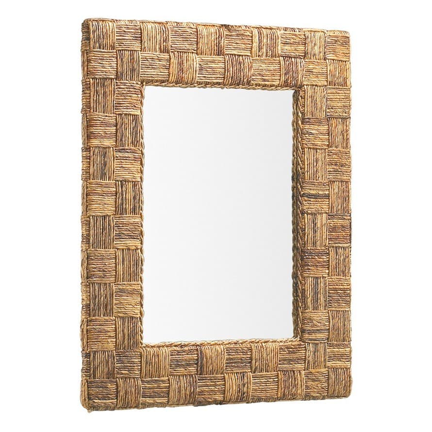 Estila Štýlové zrkadlo RATTAN 100x80cm 1