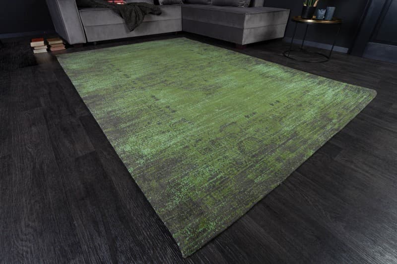 Estila Moderný zelený koberec Andie II s orientálnym vzorom 240cm