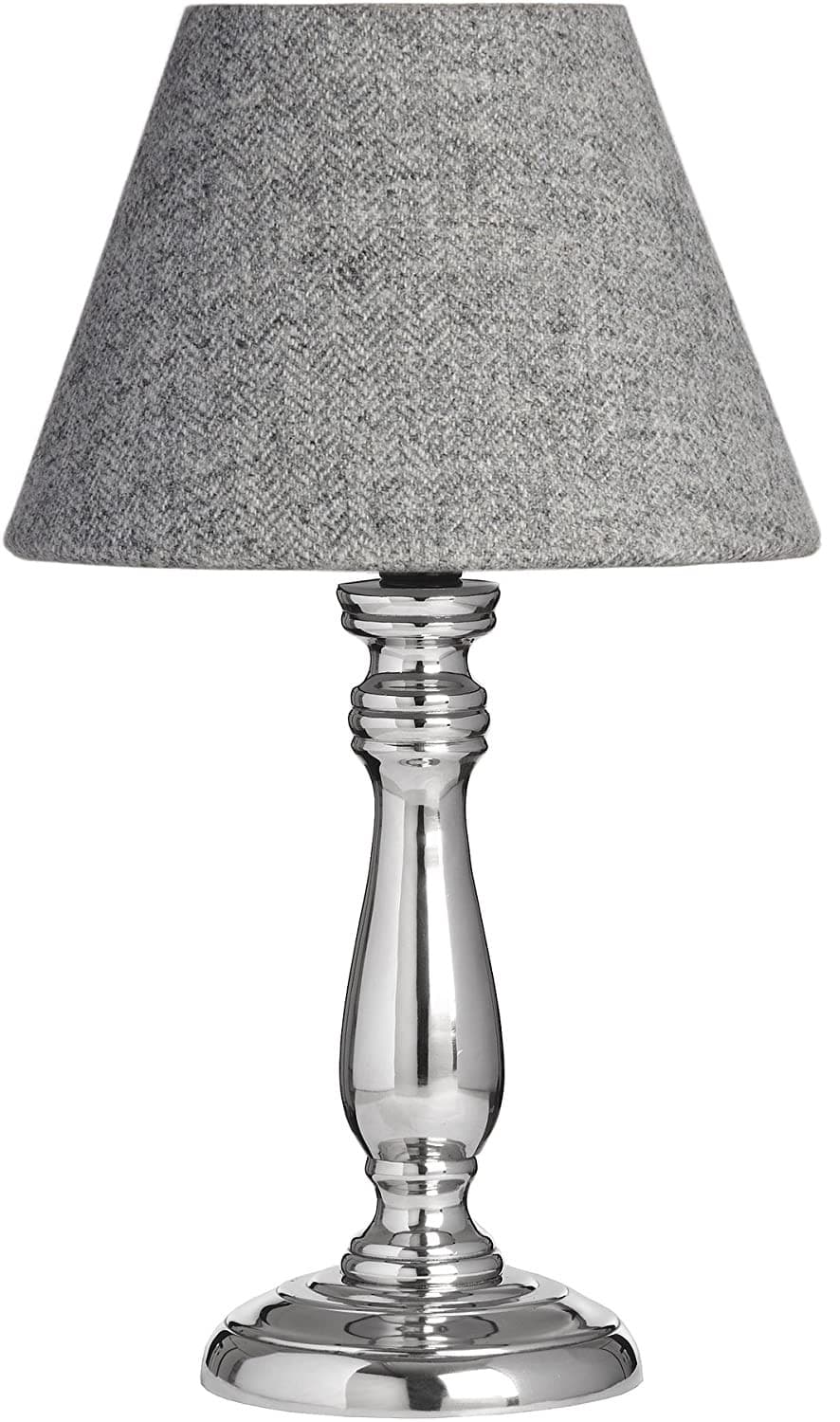 Estila Chrómová stolná lampa Fewlson rustikálna 37cm 1