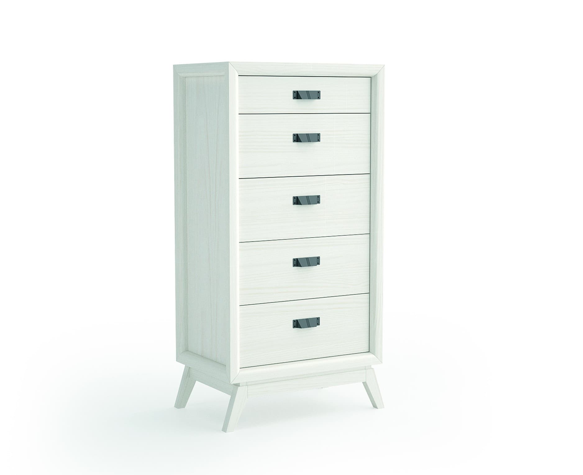 Estila Luxusná elegantná komoda Rodas z masívneho dreva s piatimi zásuvkami 127cm