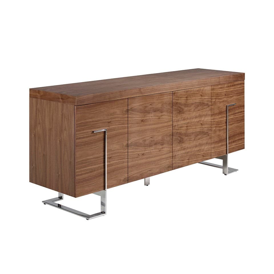 Estila Moderná hnedá komoda Vita Naturale z dreva 180cm 1