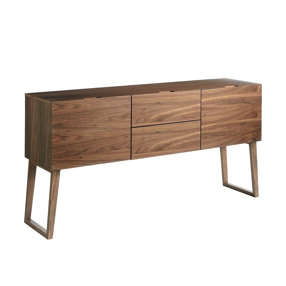 Estila Moderný príborník Vita Naturale drevený hnedý 160cm 1