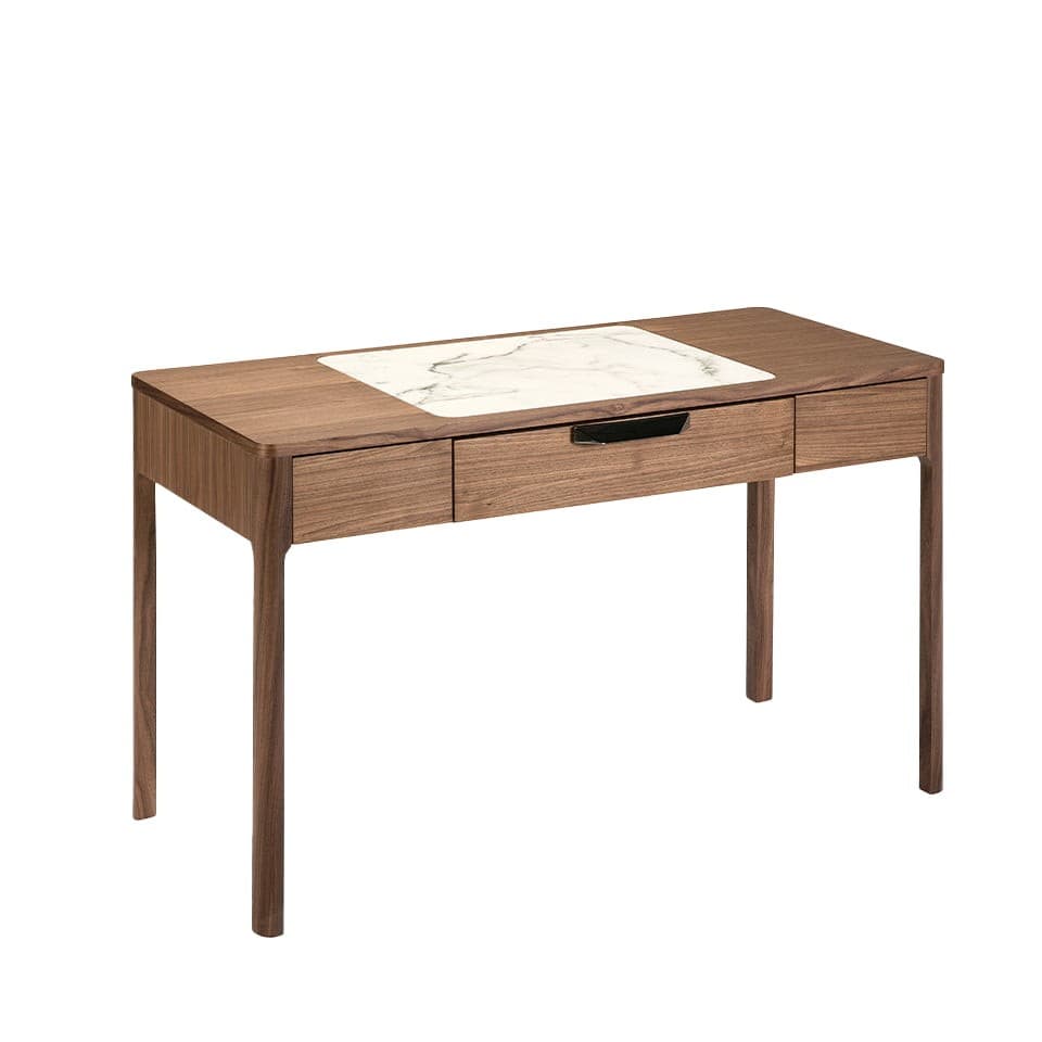 Estila Luxusný moderný písací stôl Vita Naturale s mramorovým detailom 120cm 1
