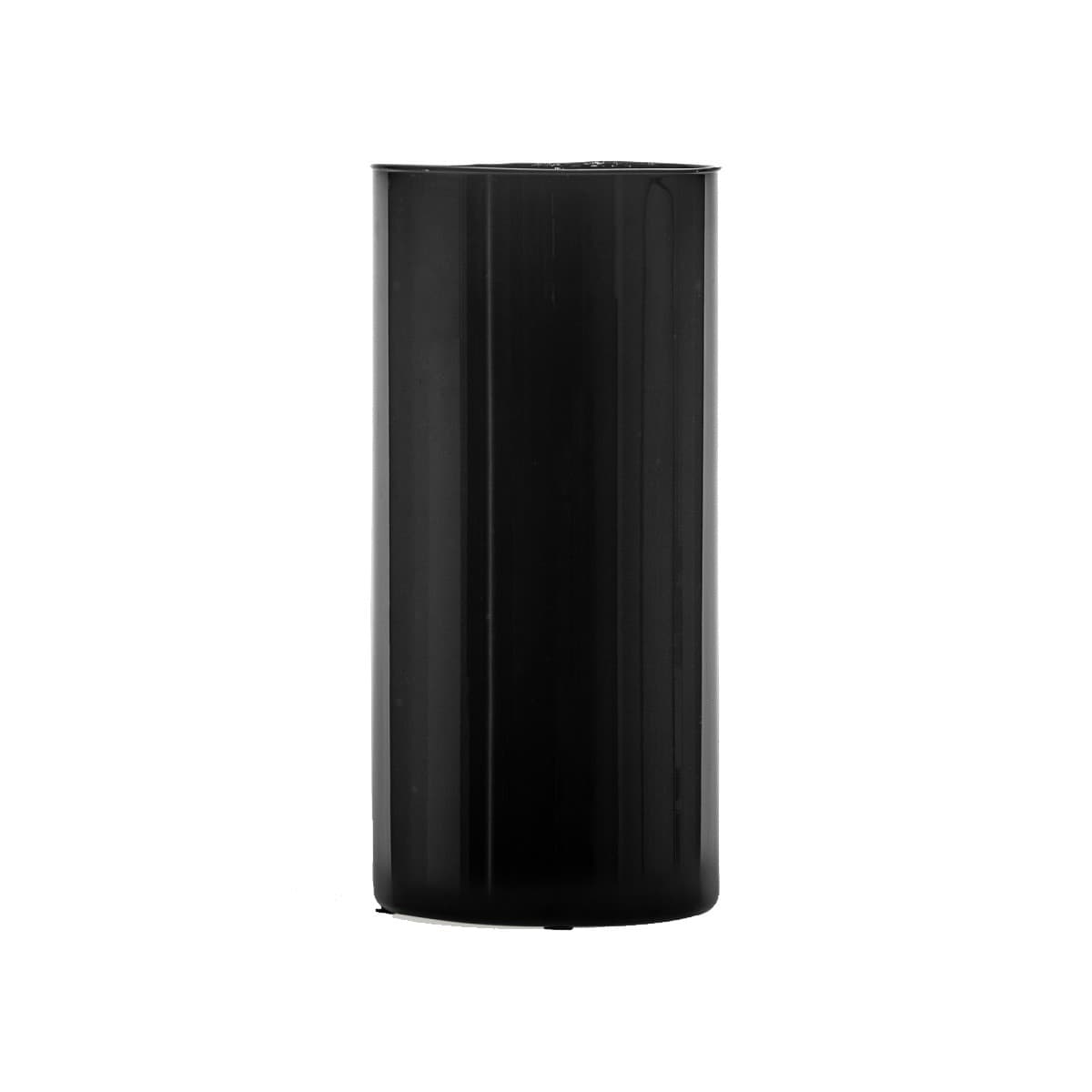 Estila Dizajnová art deco sklenená váza Elegance oválneho tvaru čiernej farby 30cm 1