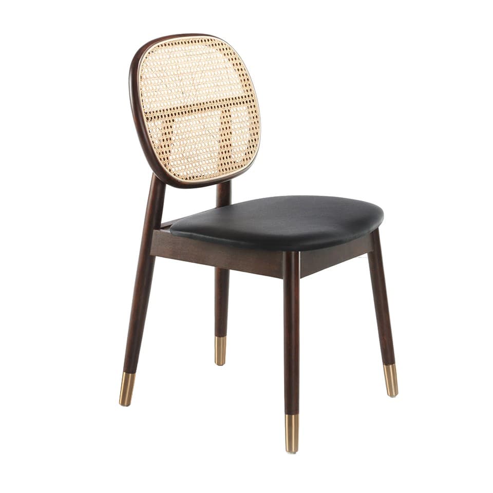 Estila Retro jedálenská stolička Forma Moderna s ratanovou opierkou 87cm 1