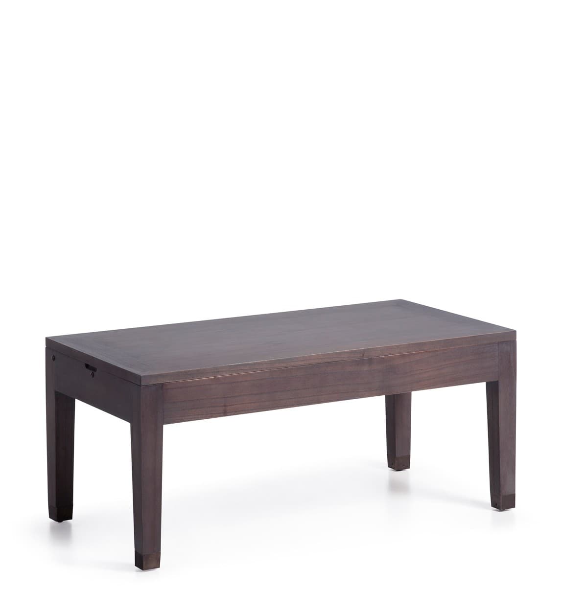 Estila Štýlový masívny rozkladací konferenčný stolík Spartan v hnedej farbe 110 cm