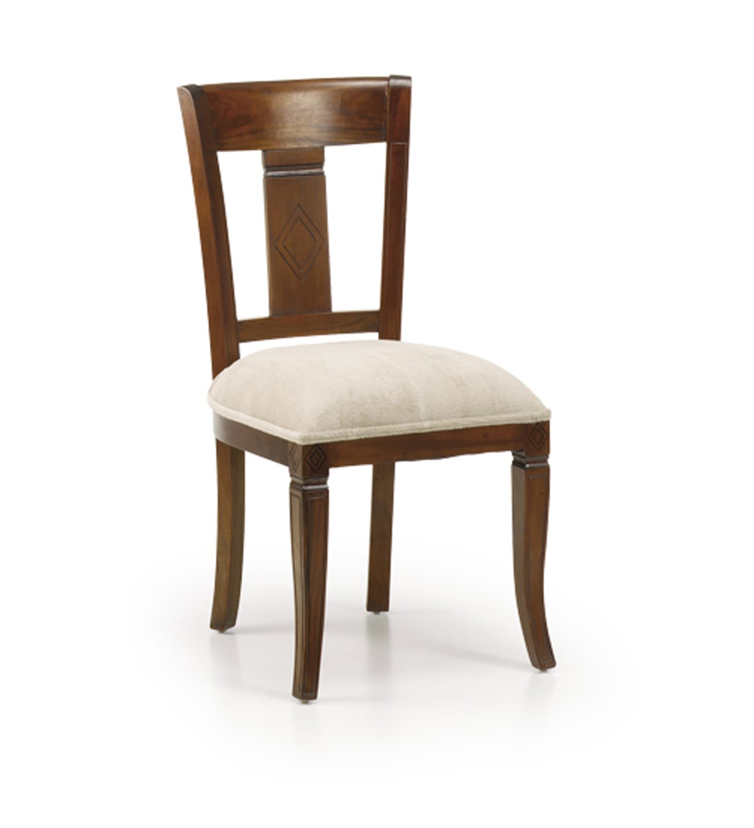 Estila Koloniálna jedálenská stolička M-Vintage s béžovým čalúnením 95cm 1