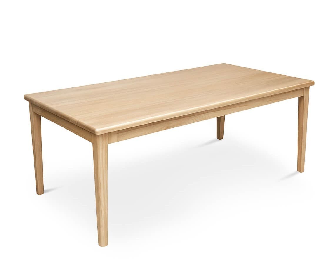 Estila Luxusný škandinávsky obdĺžnikový jedálenský stôl Bergen s minimalistickým dizajnom v naturálnej svetlej hnedej farbe 180 cm