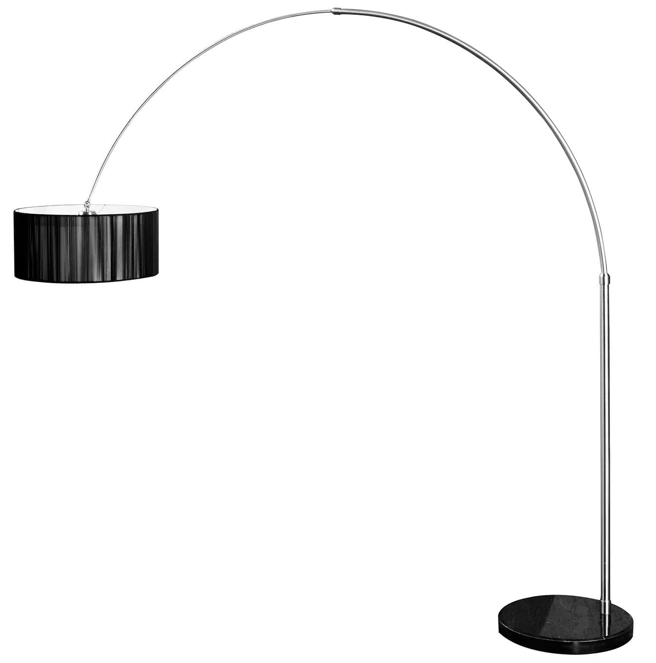 Estila Moderná nastaviteľná stojaca lampa Extenso čierna 1