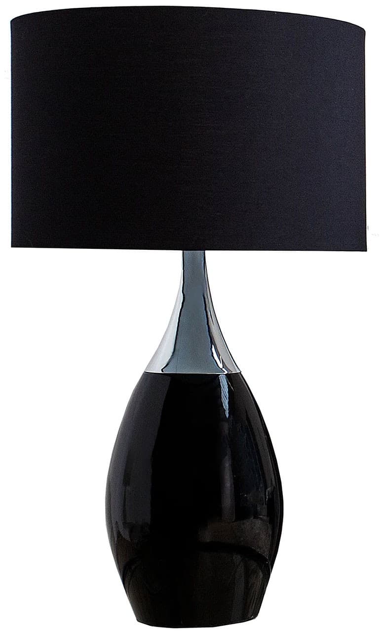 Estila Moderná štýlová stolná lampa Carla 60cm čierna 1