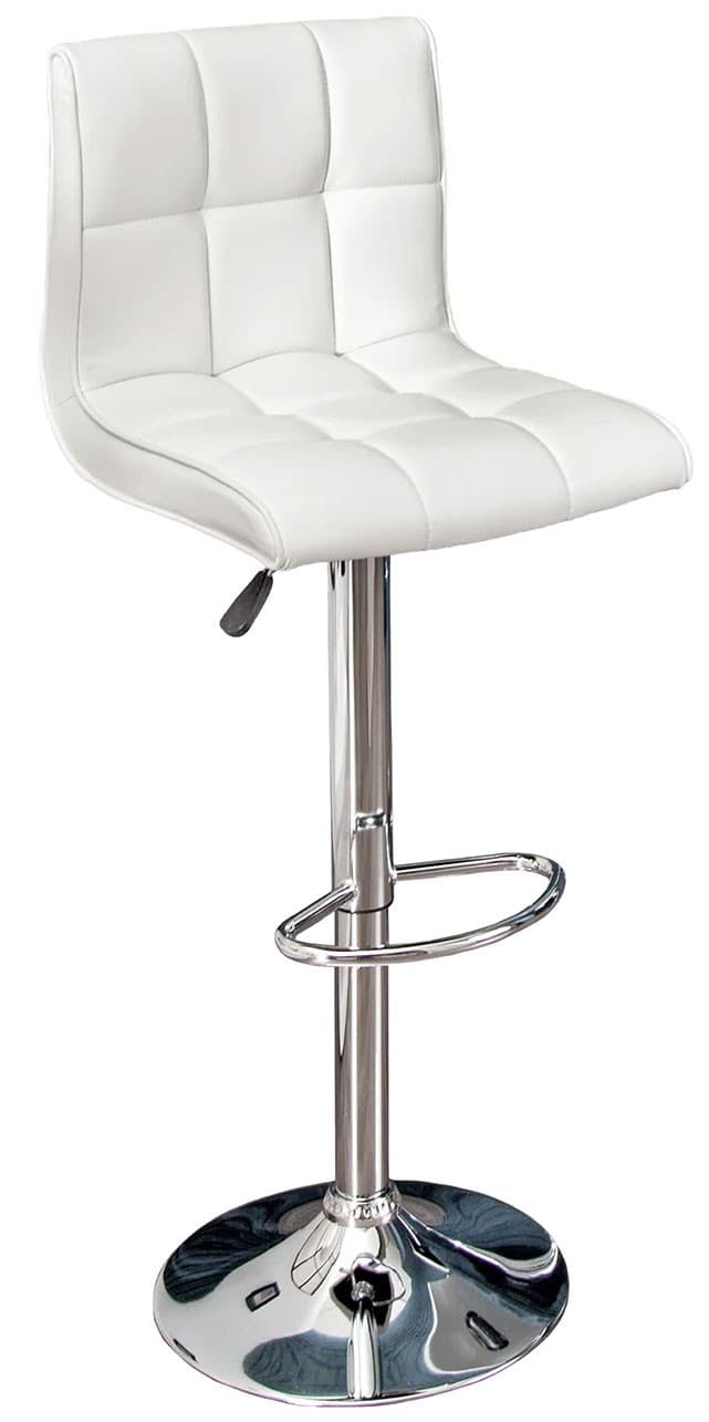 Estila Barová stolička Modena 90-115 cm biela 1