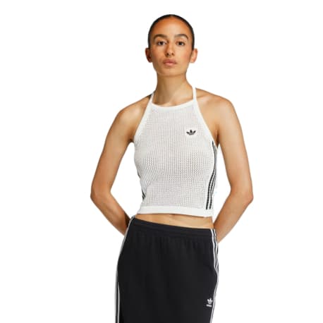 Dámske tielko ADIDAS CROCHET TOP OWHITE 1
