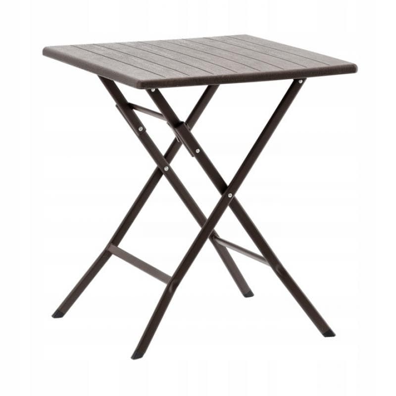 Skladací cateringový stôl PEGGY 61,5 cm hnedý