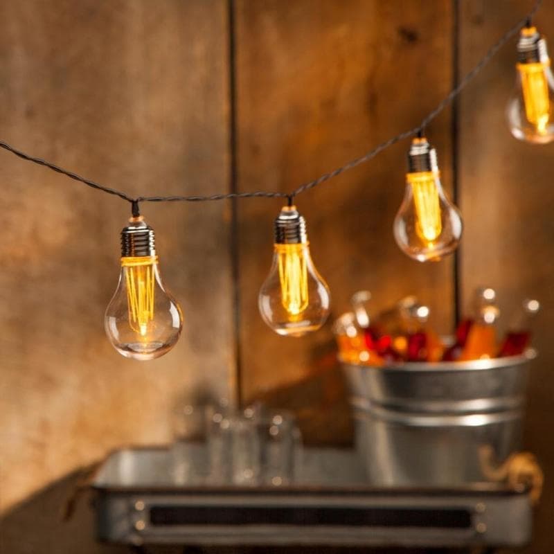 Solárna LED svetelná reťaz Hemma 3,8 m teplá biela 1