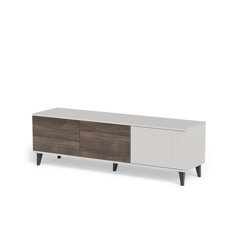 TV skrinka Random 150 cm kašmír/orech