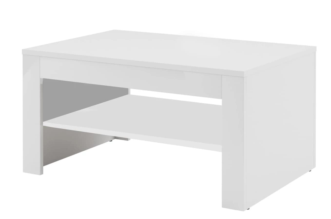 Konferenčný stolík Selene 41 90 cm biely lesk/mat 1