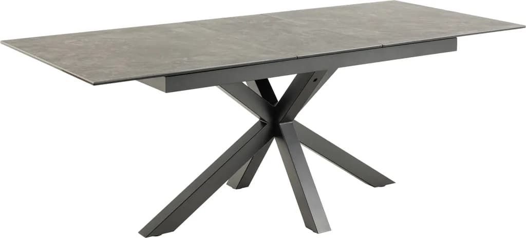 Jedálenský rozkladací stôl Heaven 168/210 cm čierny 1