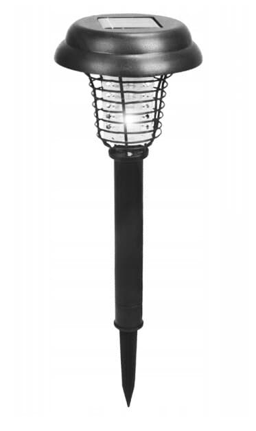 Solárna LED lampa Solys 42 cm s ochranou proti hmyzu čierna/studená biela 1