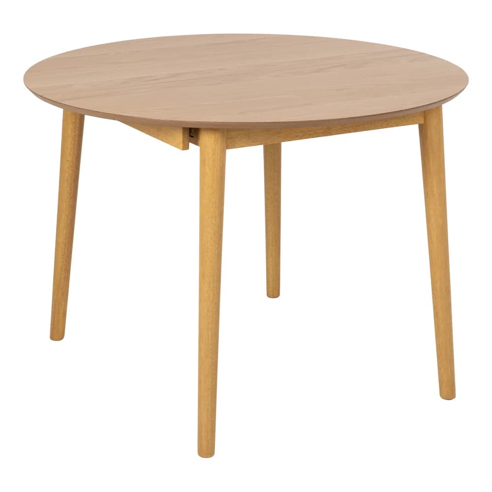 Jedálenský rozťahovací stôl Montreux 115/154 cm z kaučukovníka dub prírodný