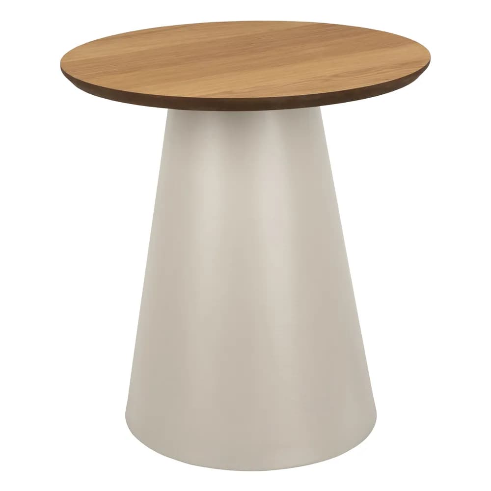 Odkladací stolík Soli 45 cm dub prírodný/šedý 1