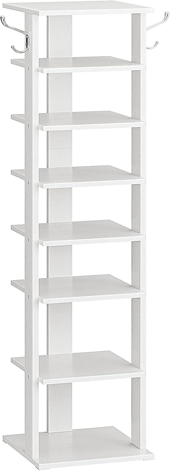 Úzky botník Vasagle Kloudy 28 cm biely 1