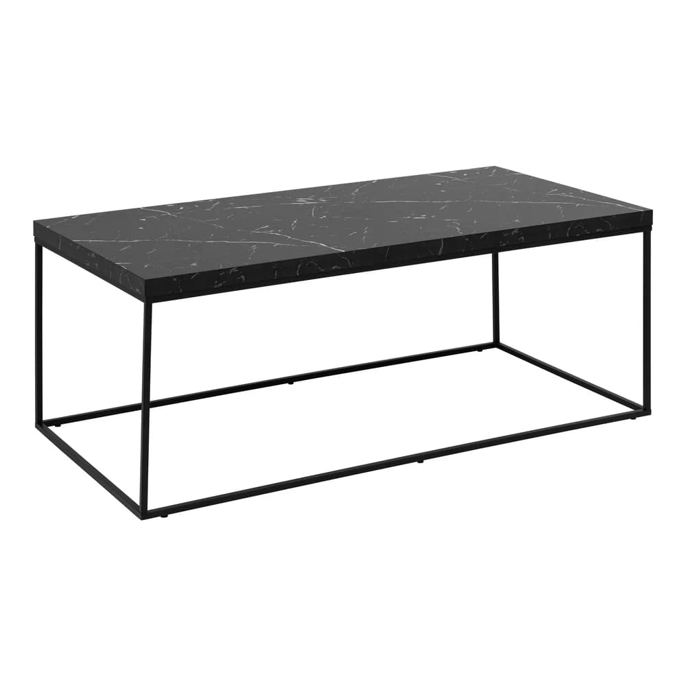 Konferenčný stolík Barossa 110 cm čierny mramor/čierny 1
