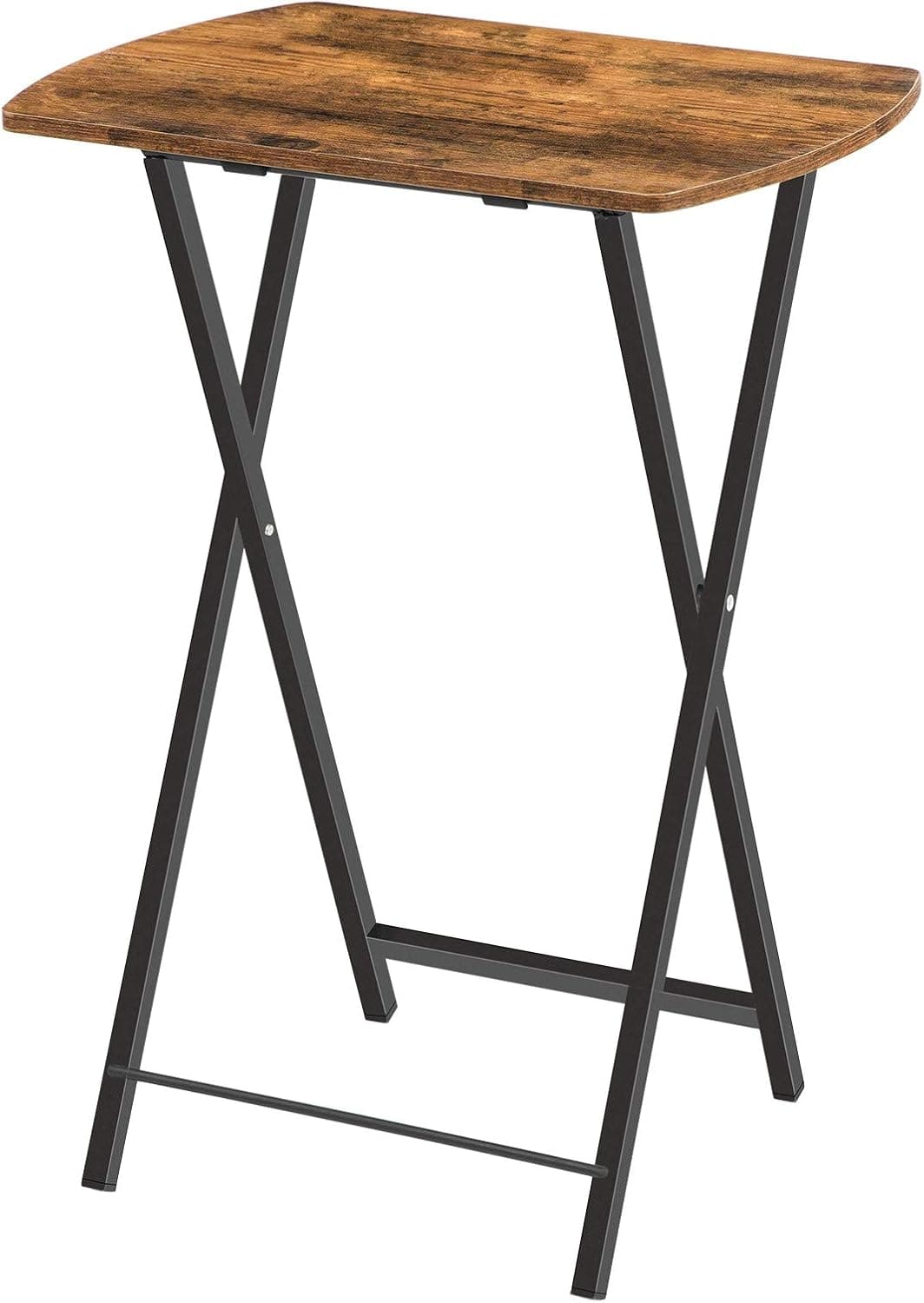 Skladací odkladací stolík Vasagle Fiona 48 cm hnedý/čierny