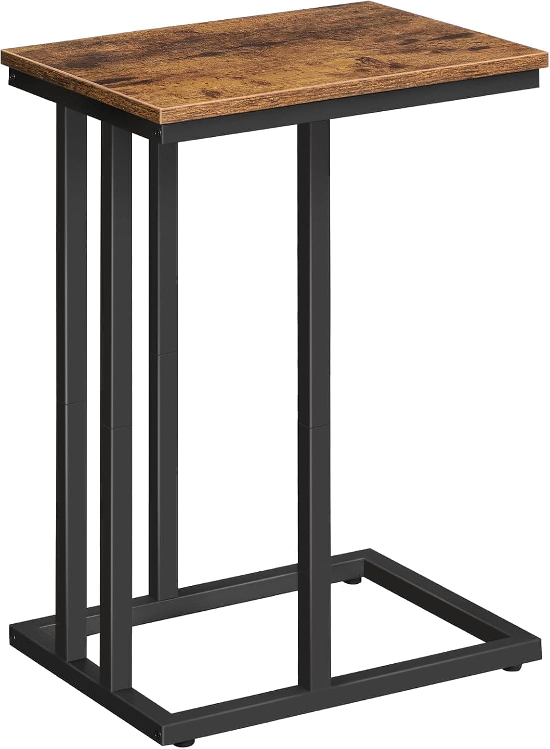 Príručný stolík Vasagle Malis 38 cm čierny/hnedý 1