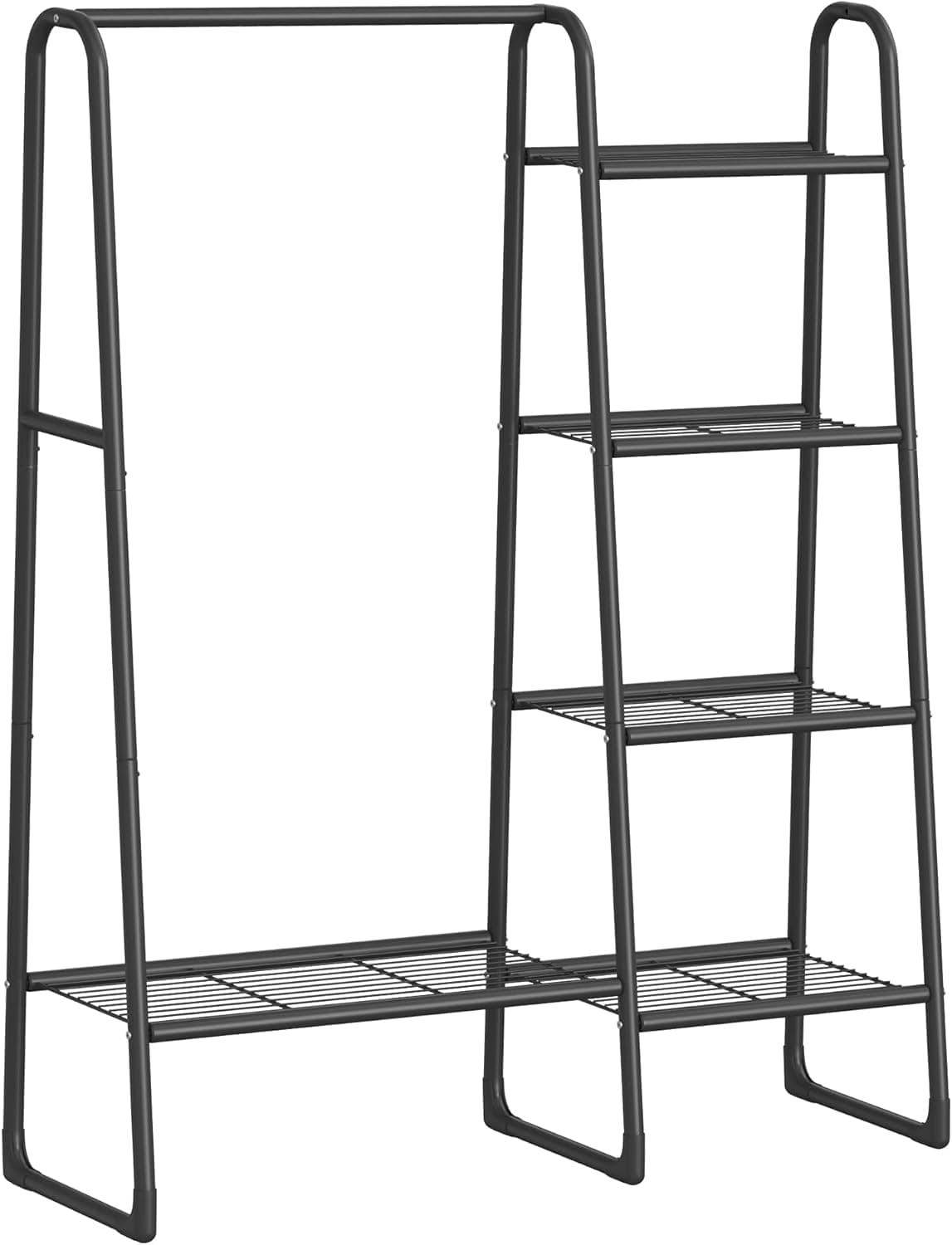 Stojan na oblečenie Miltra 102 cm čierny