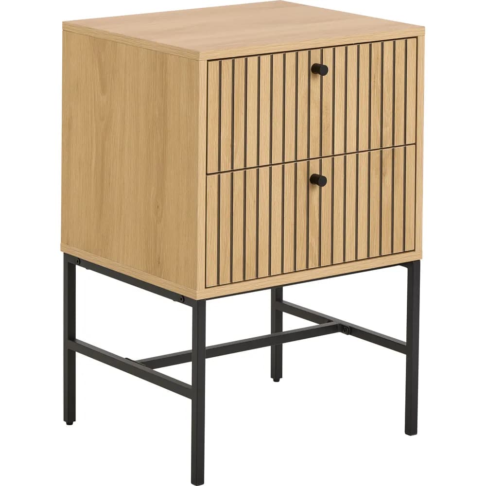 Nočný stolík Albany 45 cm dub prírodný 1